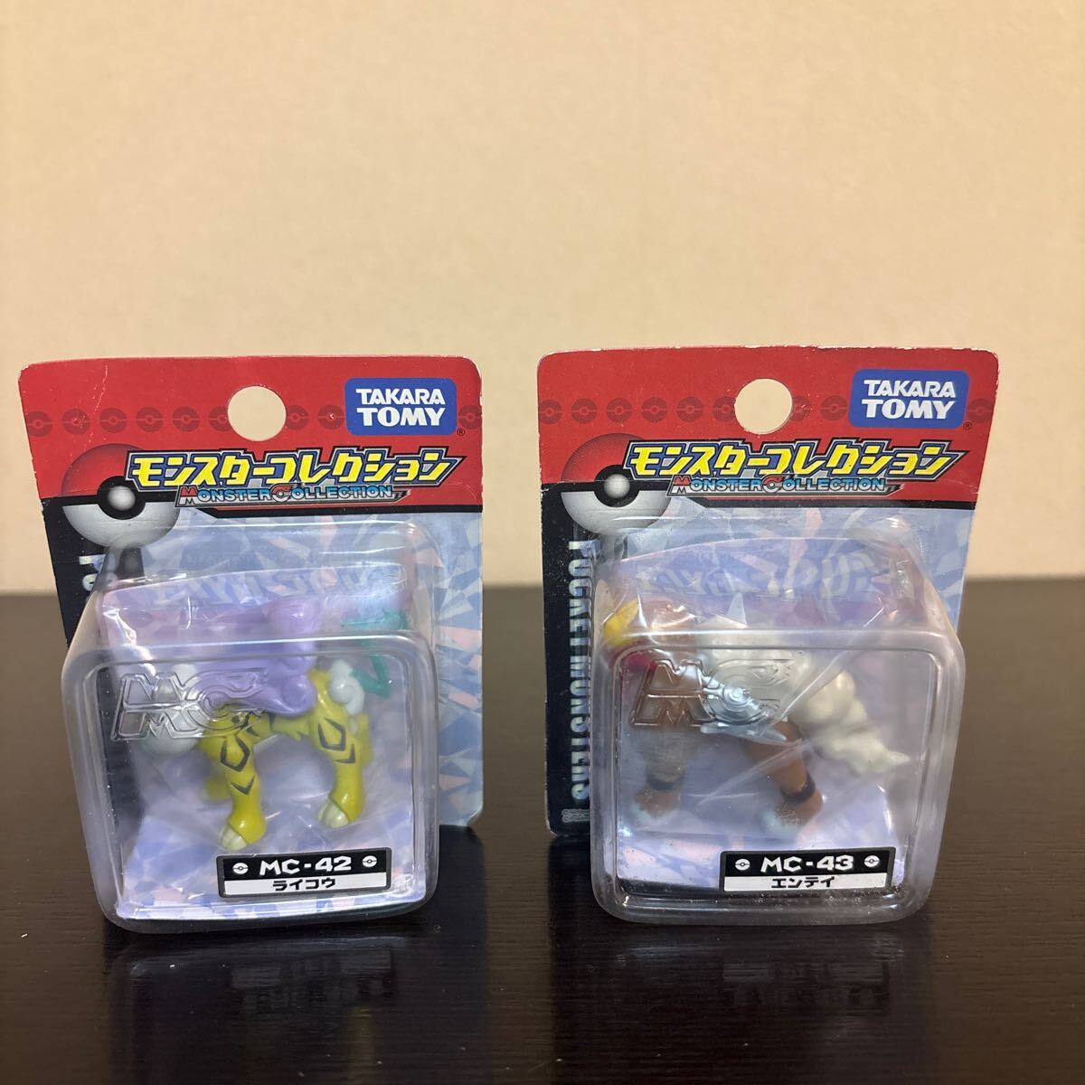 モンコレ MC-42 ライコウ MC-43 エンテイ 未開封 ポケモン フィギュア ポケットモンスター モンスターコレクション拍卖