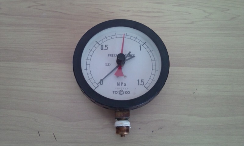 〇【現状販売】TOAKO 業務用 ポンプ圧力計 ①拍卖