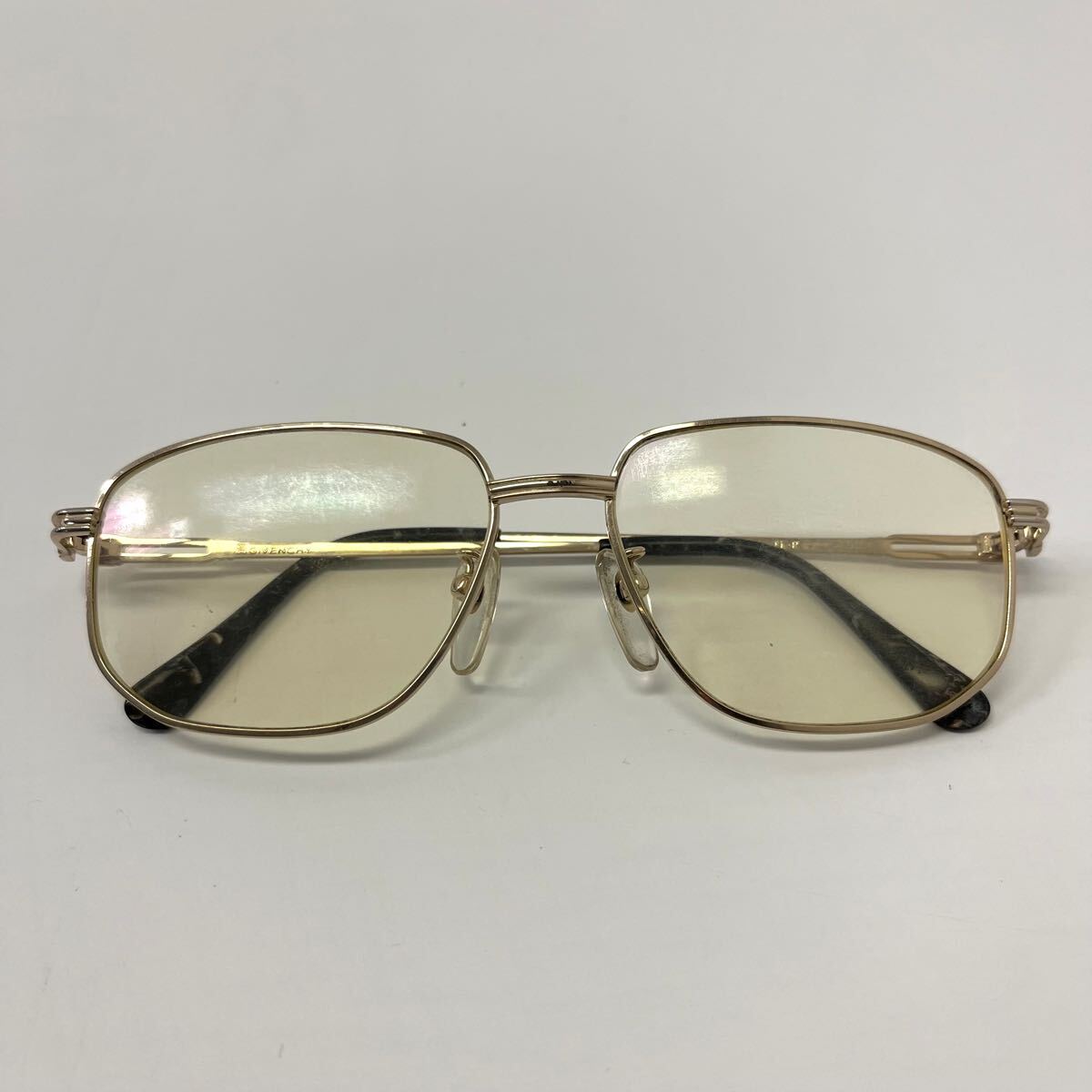 VINTAGE GIVENCHY 眼鏡 メガネ 度入り 4438 メタルフレーム ジバンシー ゴールド フルリム アイウェア【レターパックプラス郵送可】#200拍卖
