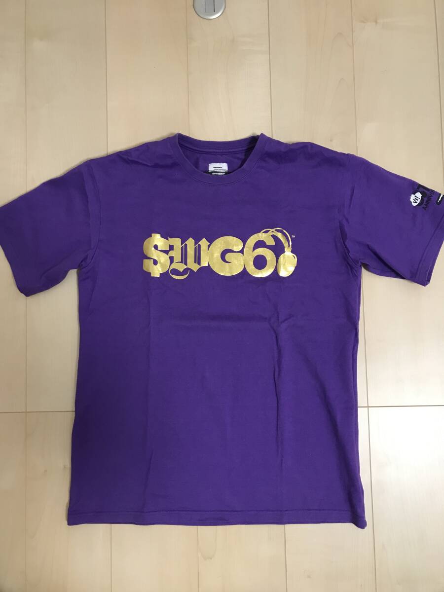 SWAGGER 6th Anniversary GOLD TEE スワッガー 6周年 アニバーサリー 記念 Tシャツ パープル フェノメノン PHENOMENON MTV GOLD ゴールド拍卖