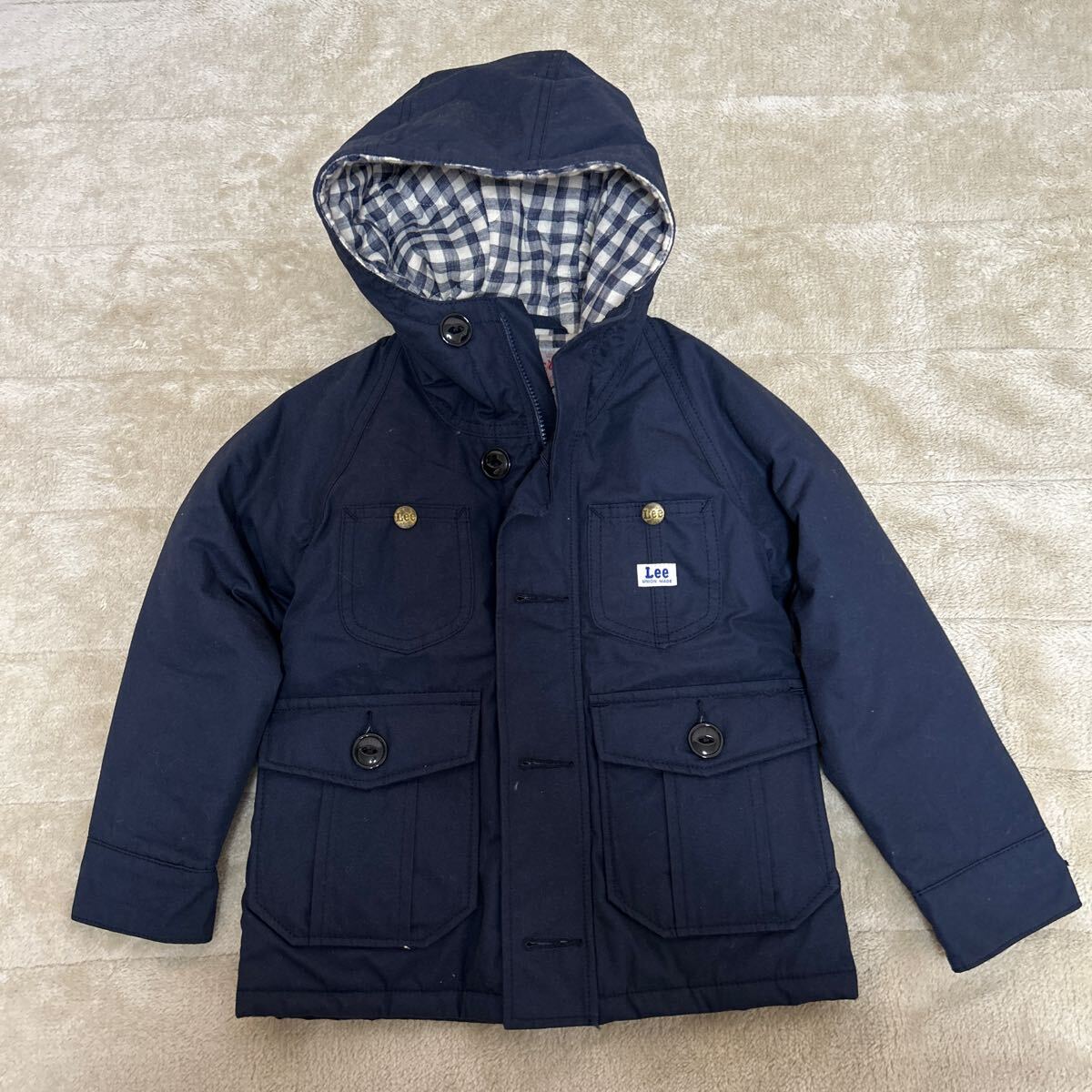 Leeネイビーアウター☆120サイズ拍卖
