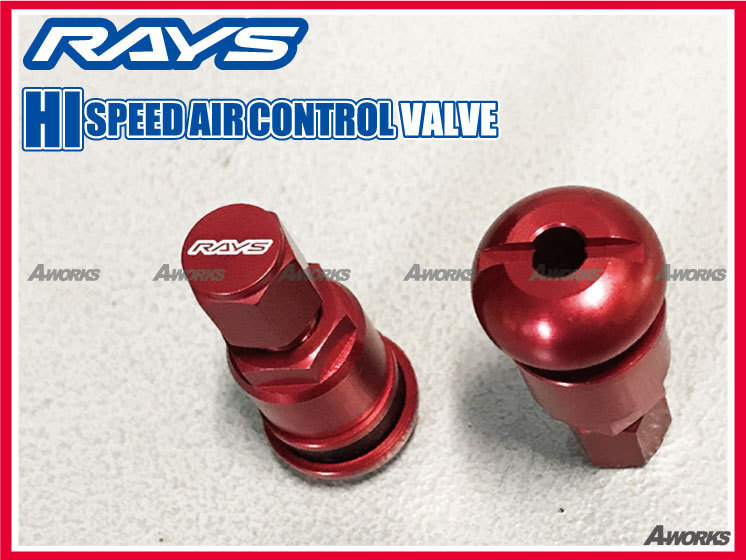 レイズ ハイスピードエアコントロールバルブ 【2個入/レッド】RAYS ZE40 TE37ULTRA TE37TRACKEDITION拍卖