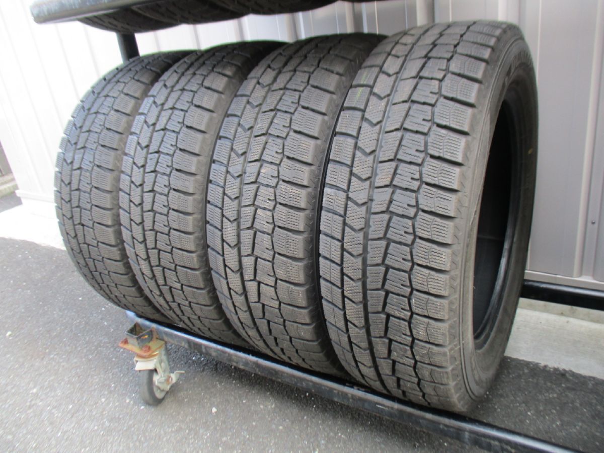 ★☆225/60R17 99Q ダンロップ WINTER MAXX WM02 2021年製 4本 送料込 T49331225☆★インボイス領収書発行可能拍卖