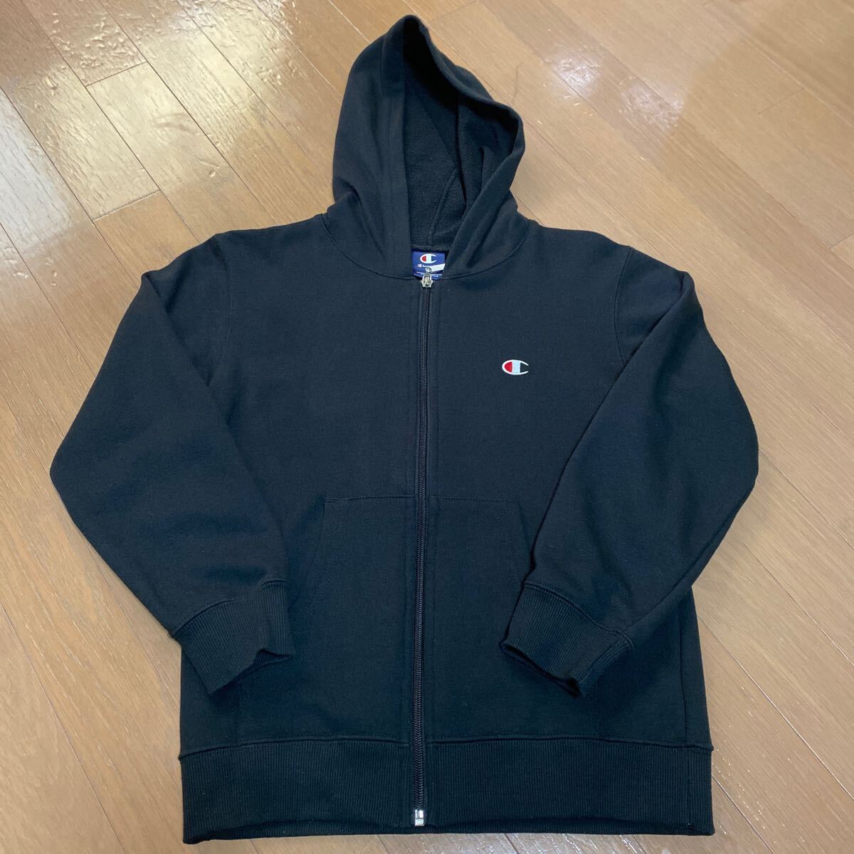 チャンピオン パーカー ジップアップ スウェット サイズ150 美品拍卖