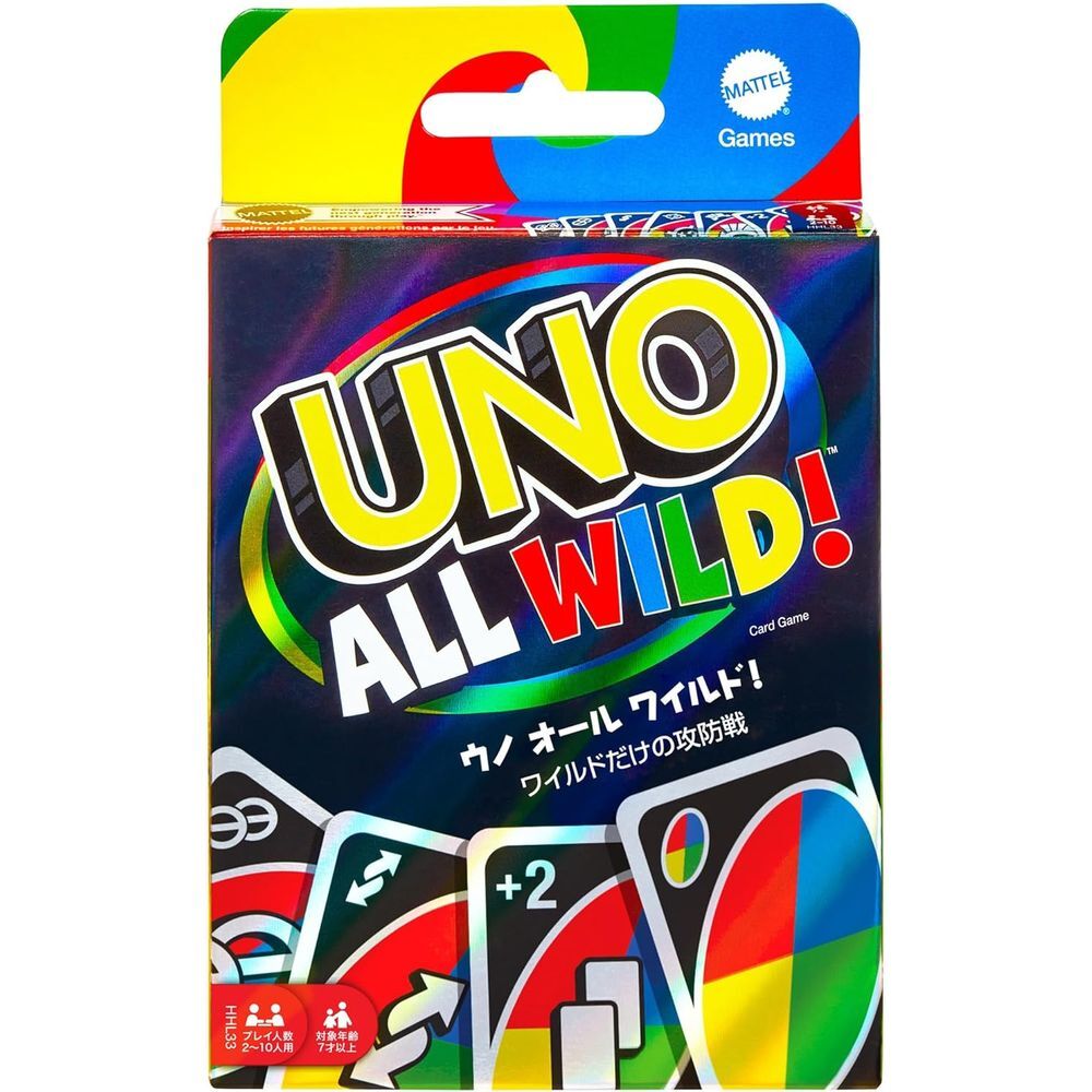 メール便発送 マテルゲーム ウノ(UNO) オールワイルド 7才以上 HHL33 パーティゲーム カードゲーム拍卖
