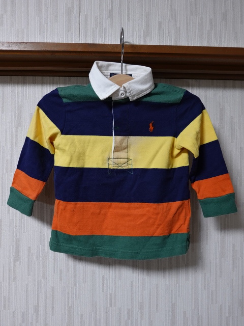 ●ポロ ラルフローレン POLO RALPH LAUREN 長袖ラガーシャツ 80●0127●拍卖