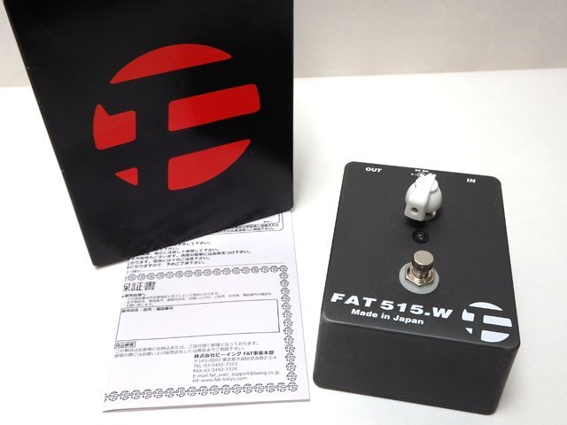 FAT 515.W Fixed Wah ワウコントロール ワウペダル半止め エフェクター拍卖