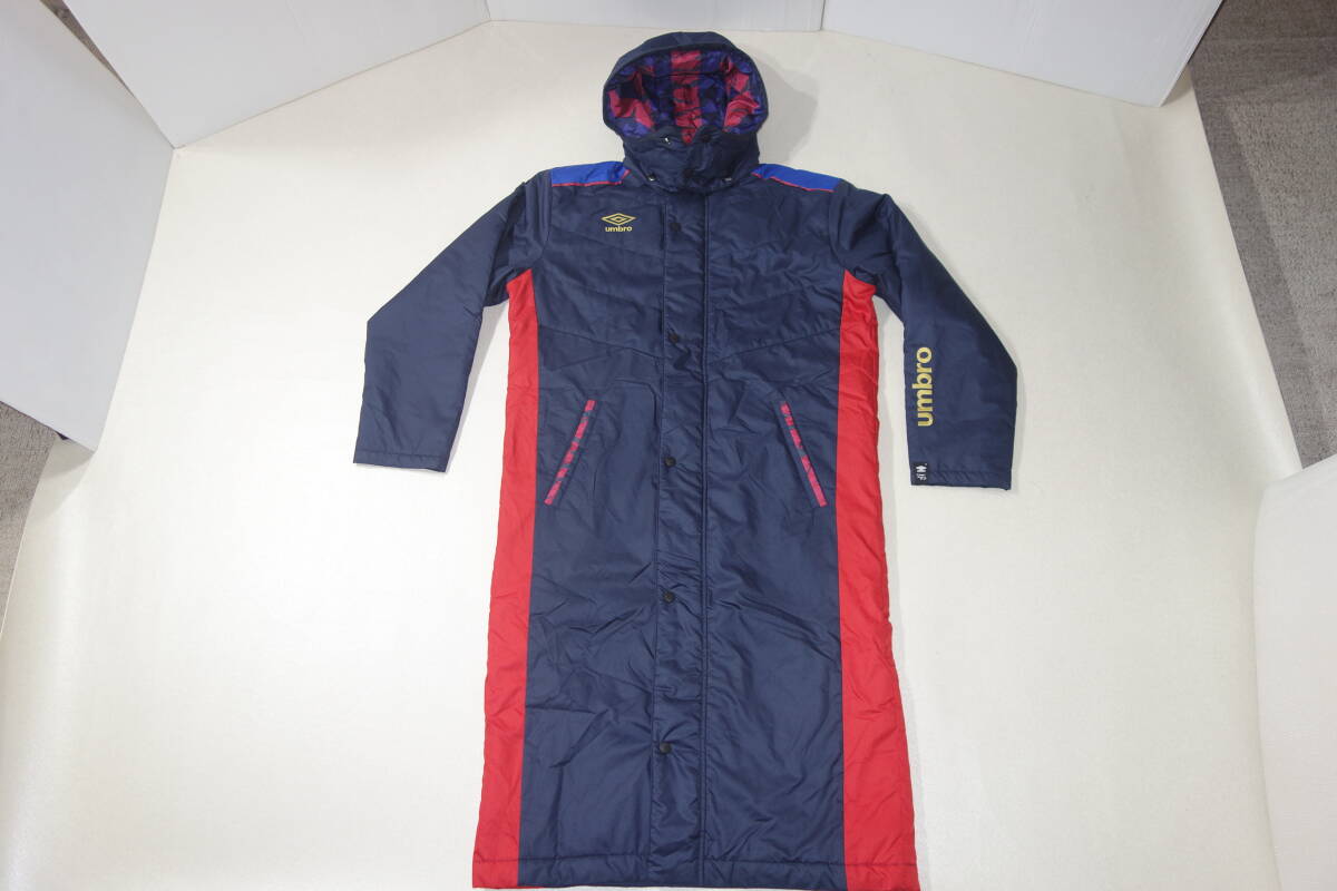 レア品 アンブロ UMBRO 中綿入 ベンチコート サイズS デサント サッカー カモフラージュ 迷彩拍卖