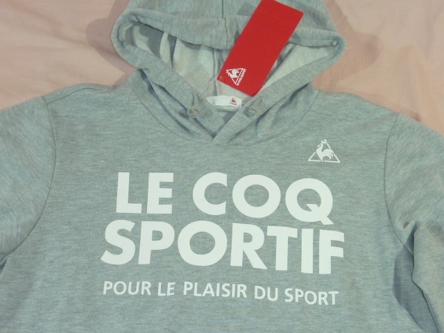 新品 ルコック/Le Coq スウェット・パーカー M グレー拍卖