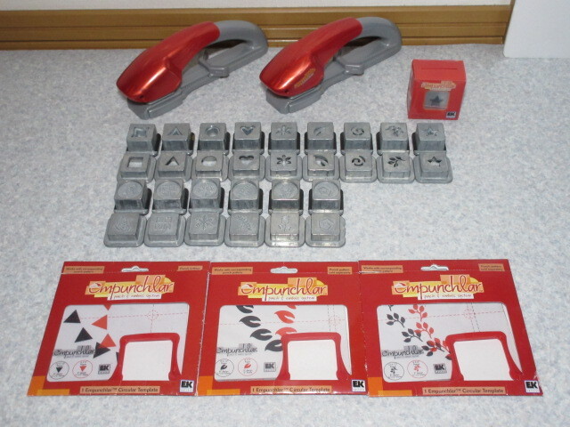 EKサクセス empunchlar パンチ & エンボスシステム クラフトパンチ エンボス 15種16個セット拍卖