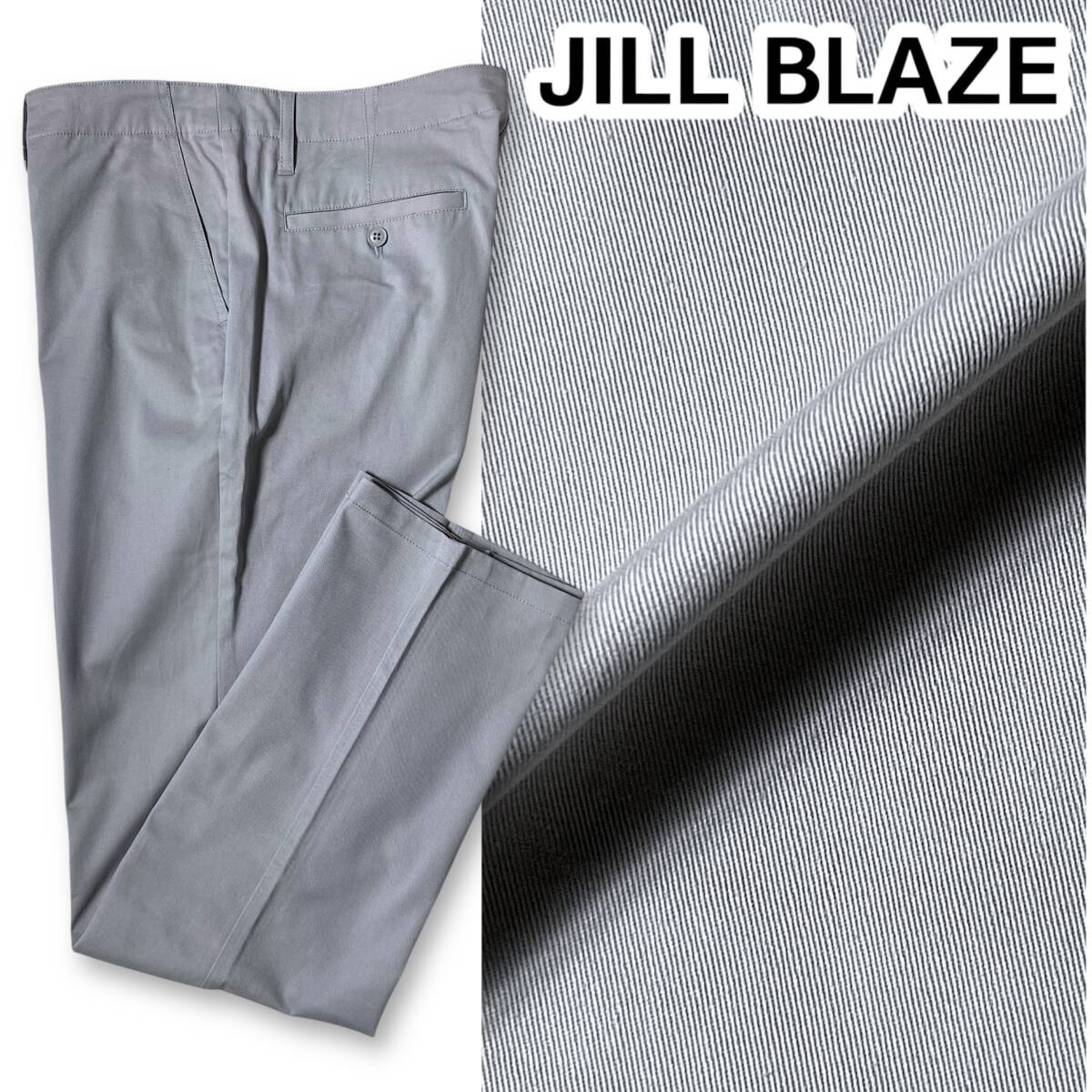 【3L】新品 ジルブレイズ リラックスフィット ノータック テーパード ツイル チノパンツ JILL BLAZE デイリーユース 通年仕様◆R2205拍卖