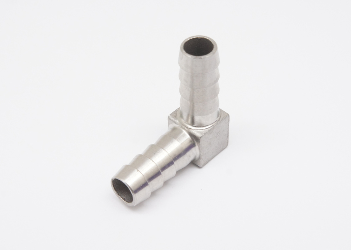 ステンレス L型 90度ホースジョイントパイプ 外径20mm拍卖