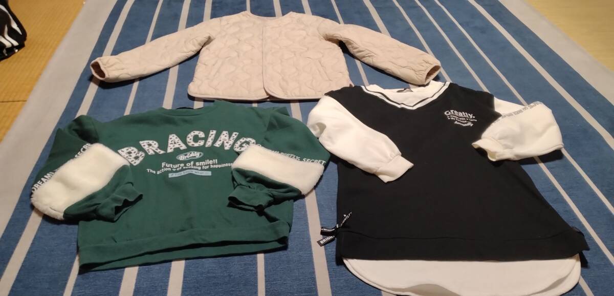 女の子 160 3点セット まとめ売り ユニクロ 他 拍卖