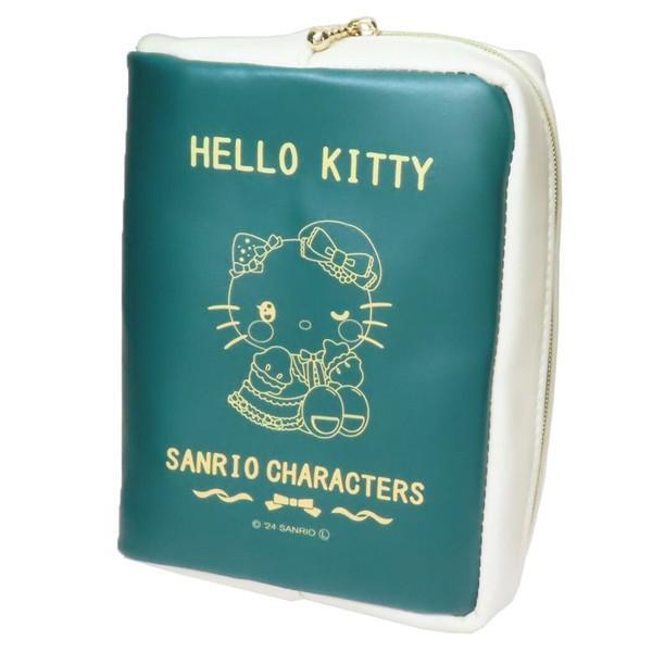 ハローキティ コスメポーチ トラベル ブック風 ポーチ KT拍卖