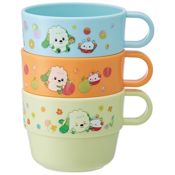 いないいないばあっ! スタッキングコップ 3個セット 割れない プラスチック スケーター拍卖