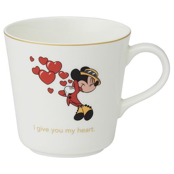 ミッキー&ミニー マグカップ マグ大 NARUIMI ボーンチャイナ スケーター拍卖