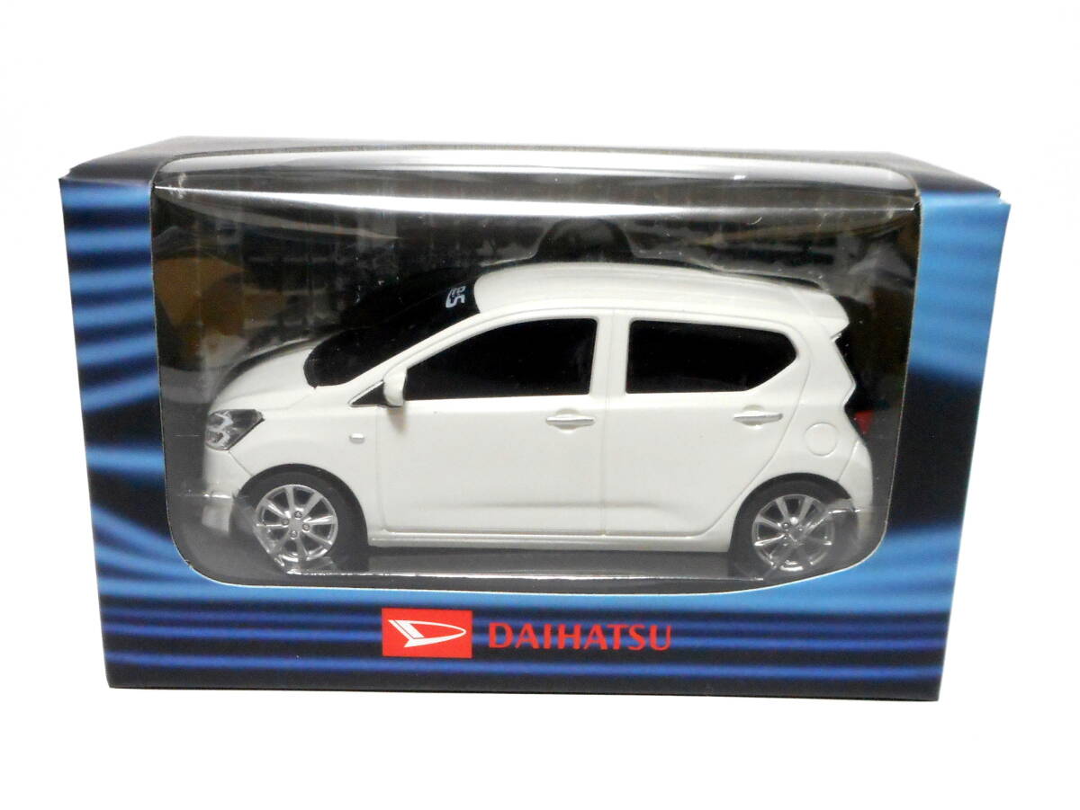 ダイハツ ミラ イース プルバックカー ミニカー ホワイト 非売品 DAIHATSU Mira e:S拍卖