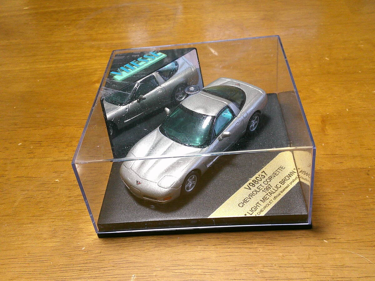 ビテス 1/43 「 シボレー コルベット C5型 」 1997y ライトメタリック・ブラウン ・送料 500円(レターパック発送)拍卖