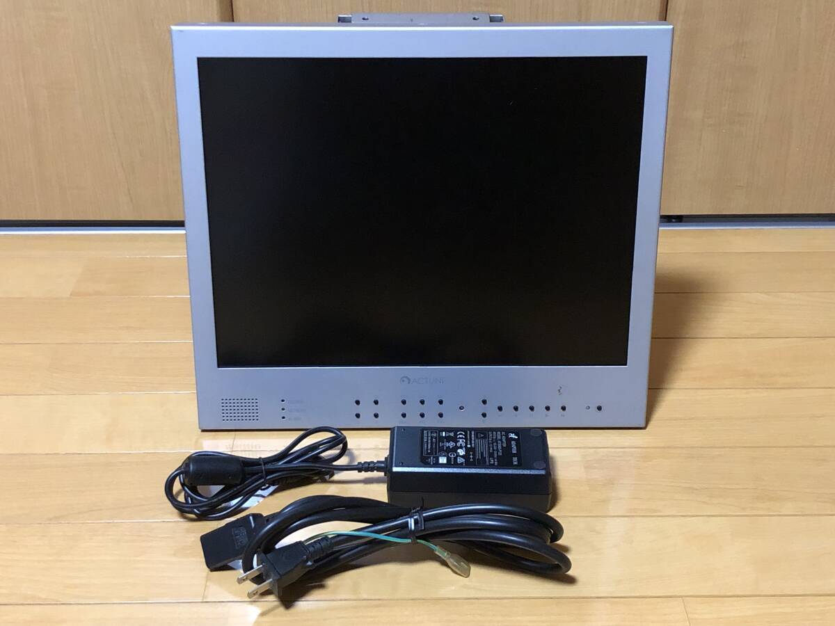 詳細不明 防犯カメラ4台接続可能 モニター型デジタルビデオレコーダー ハードディスク内蔵 簡易動作のみ確認 DVR ACTUNI EXIO EX-1504拍卖