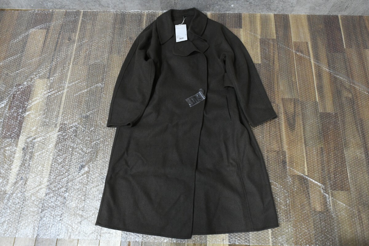 trok854 新品未使用 ユニクロ UNIQLO ダブルフェイスラップコート XXL 大きいサイズ アウター レディース 冬服 タグ付き拍卖