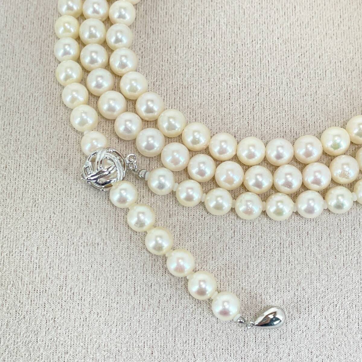 K14WG パール パックマンクラスプ ネックレス /24-3905M拍卖