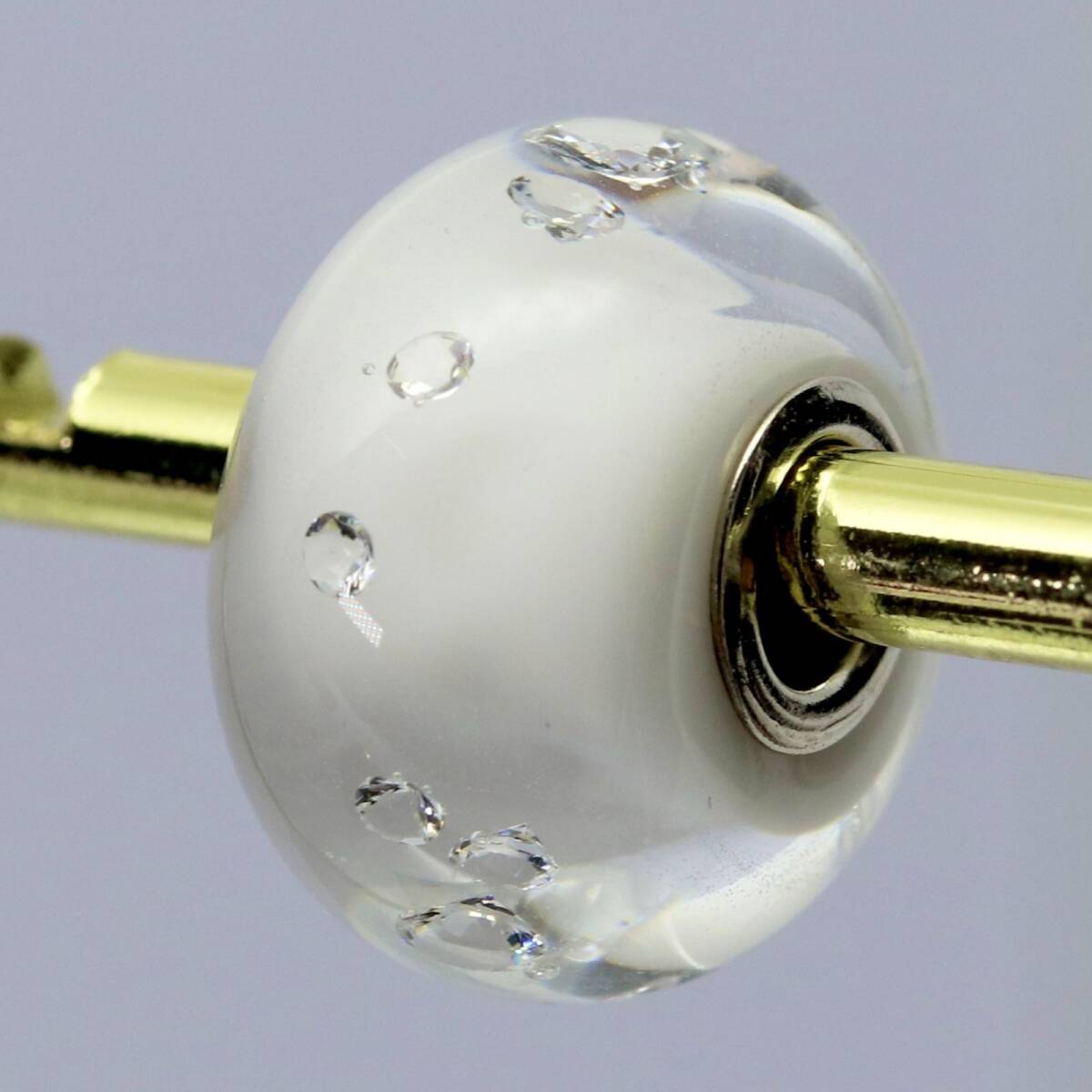 トロールビーズ ダイヤモンドビーズ ホワイト/24-3981S拍卖