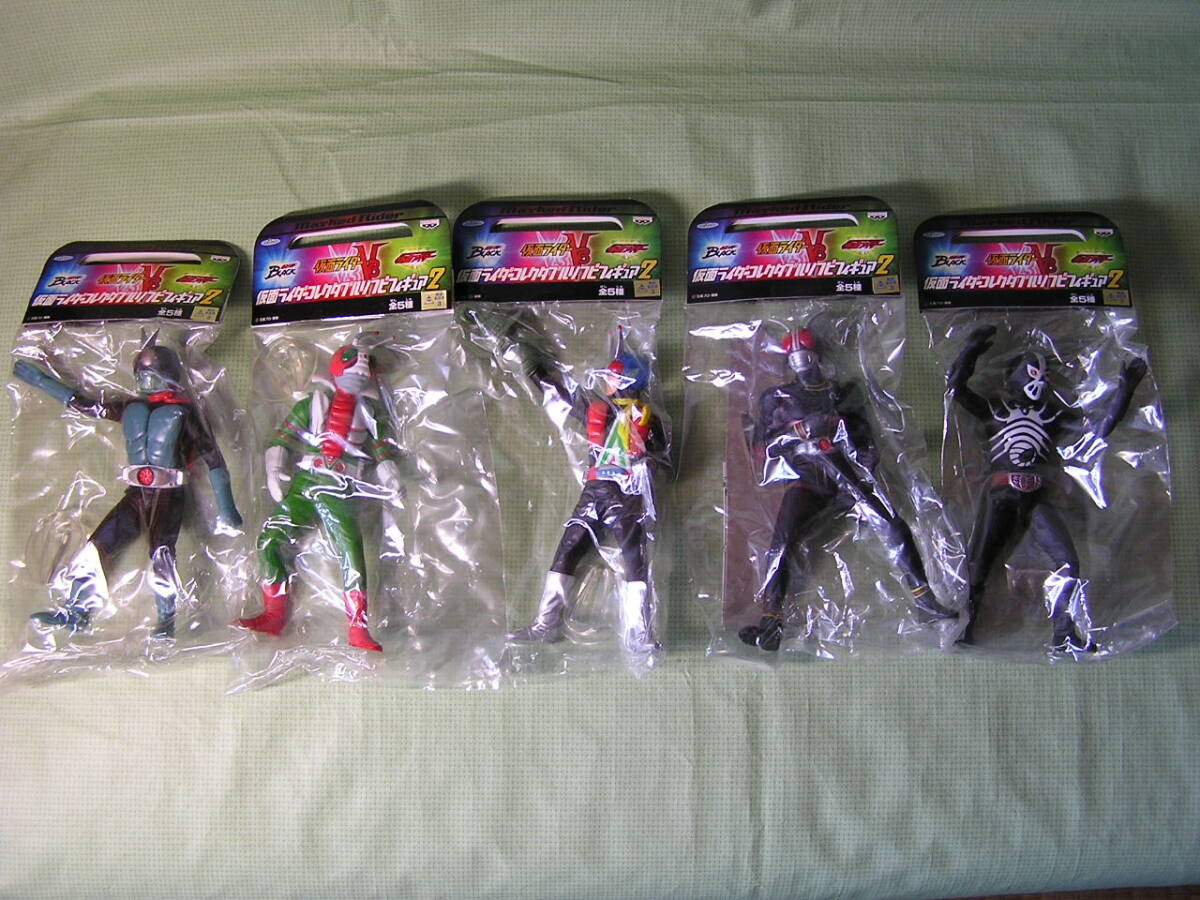 仮面ライダー コレクタブルソフビフィギュア2 全5種拍卖