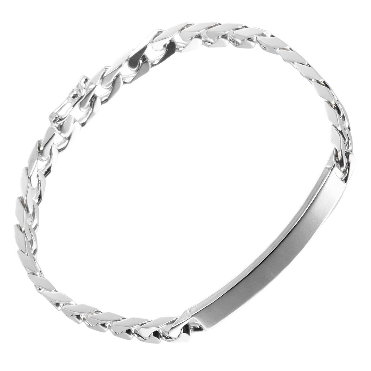 ティファニー TIFFANY&Co. 喜平 IDプレート ブレスレット シルバー925 約13.35g【I210724015】中古拍卖