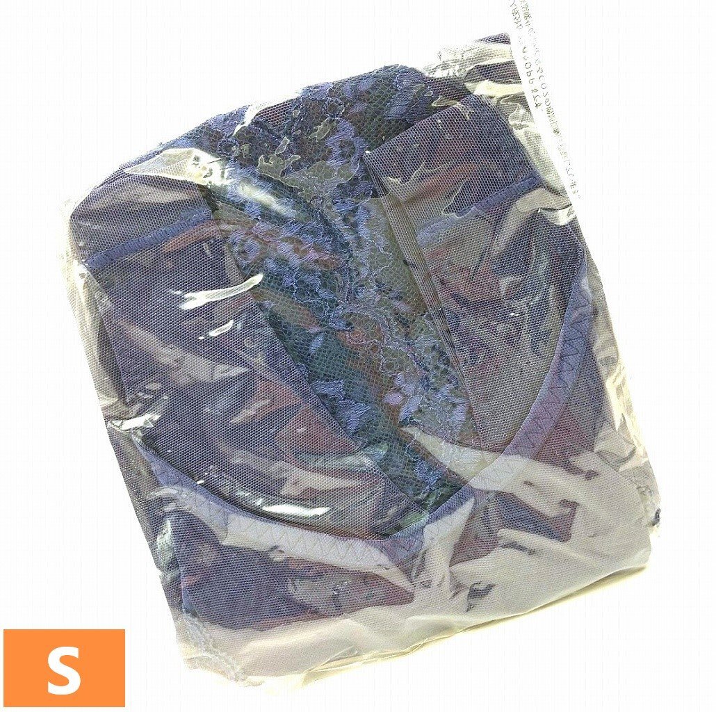 補整下着 イアム &Ratia iam シェイプキャミソール Sサイズ パープルネイビー 新品未開封 レース 光電子 保温性・保湿性・吸放湿拍卖