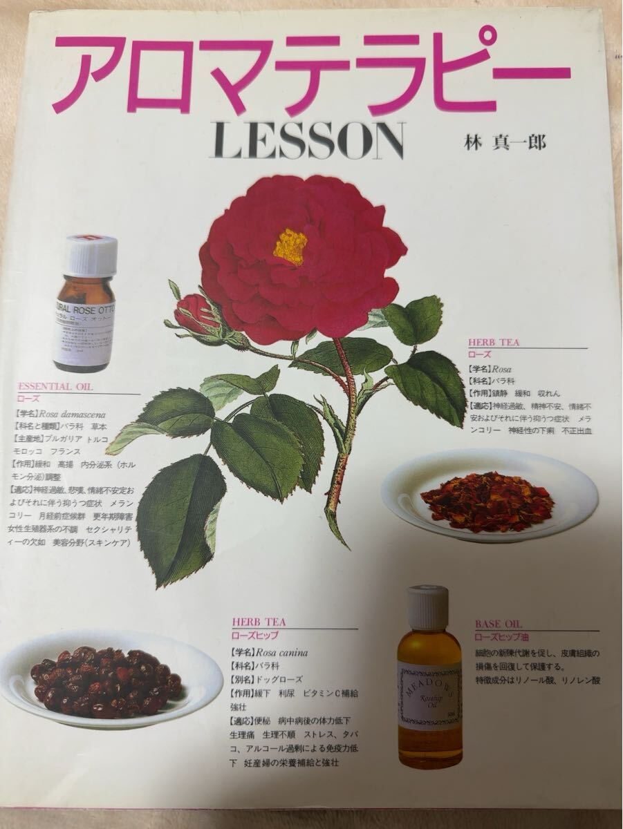 アロマテラピーLESSON ☆林真一郎著☆緑の医学へのご招待☆古本☆エッセンシャルオイル☆ハーブティー☆ハーブ療法拍卖