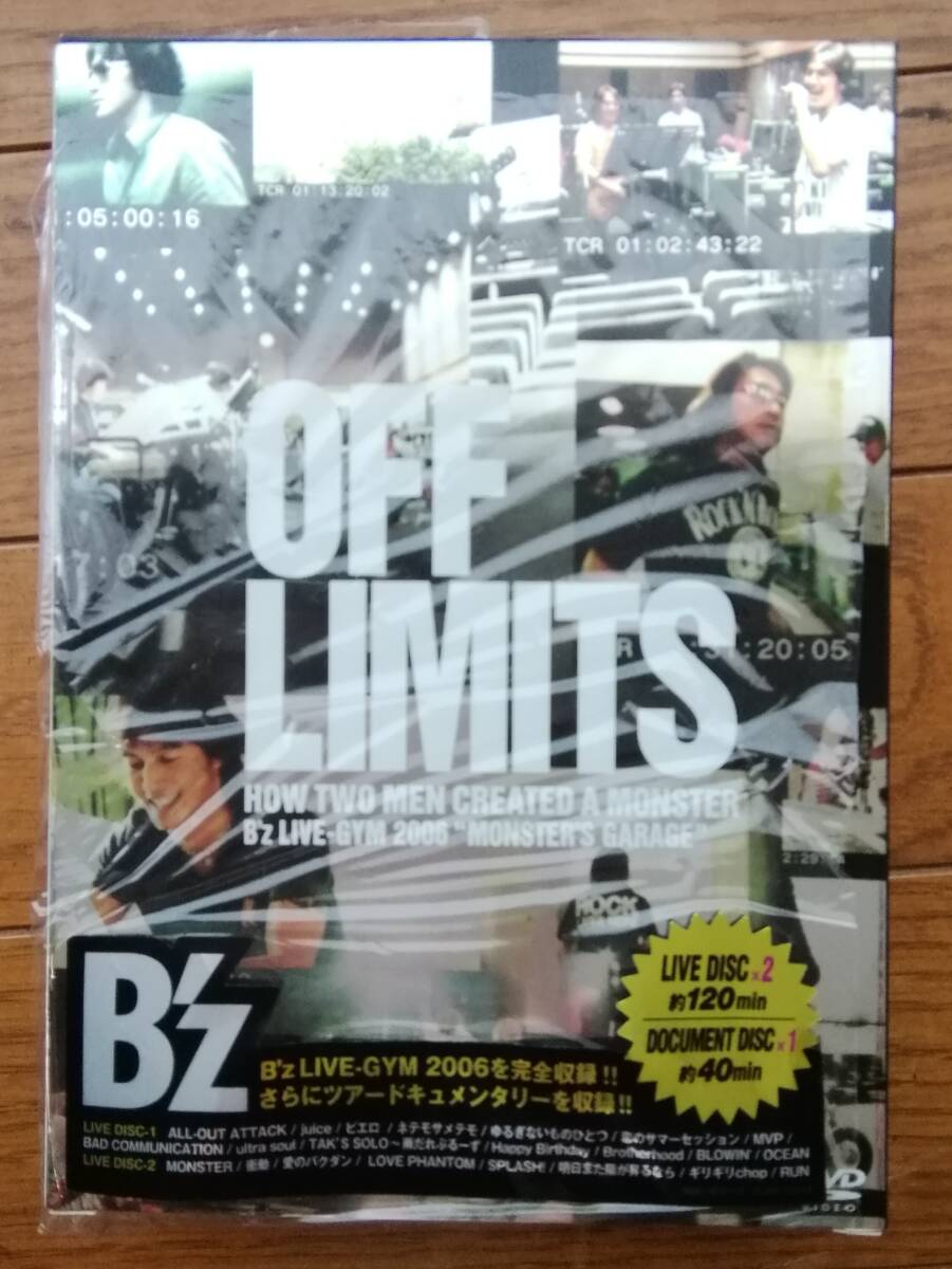 B’zLIVE-GYM 2006 MONSTER'S GARAGE LIVE DISC×2 DOCUMENT DISC×1 DVD ビーズ 稲葉浩志 松本孝弘 拍卖