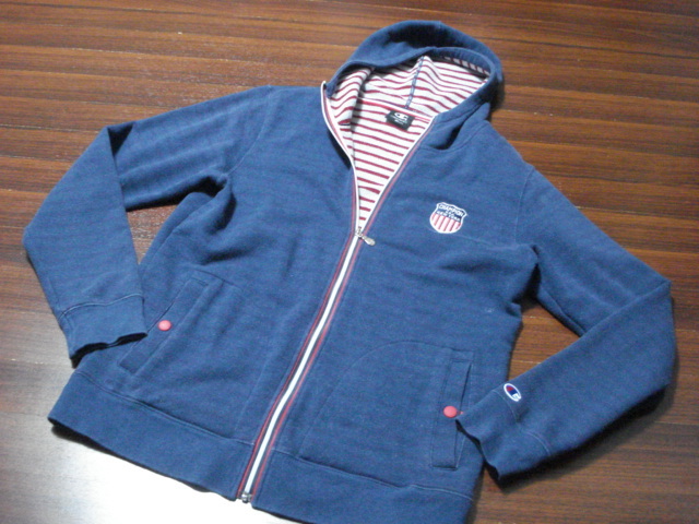 チャンピオン/ジップアップパーカー/フーディー/メンズ/O/ネイビー拍卖