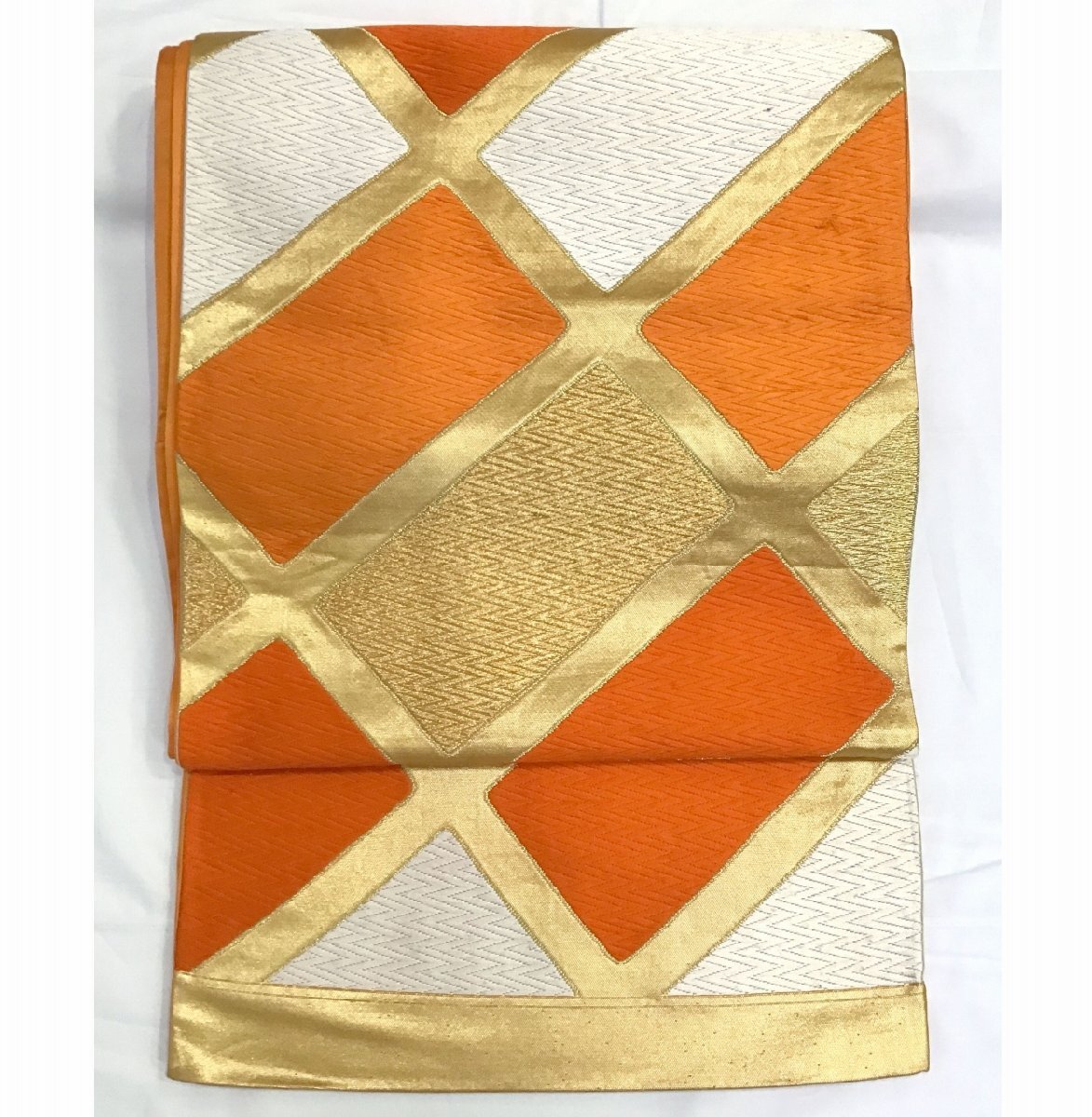 袋帯・正絹・古典柄・朱・No.200701-0825・梱包サイズ60拍卖