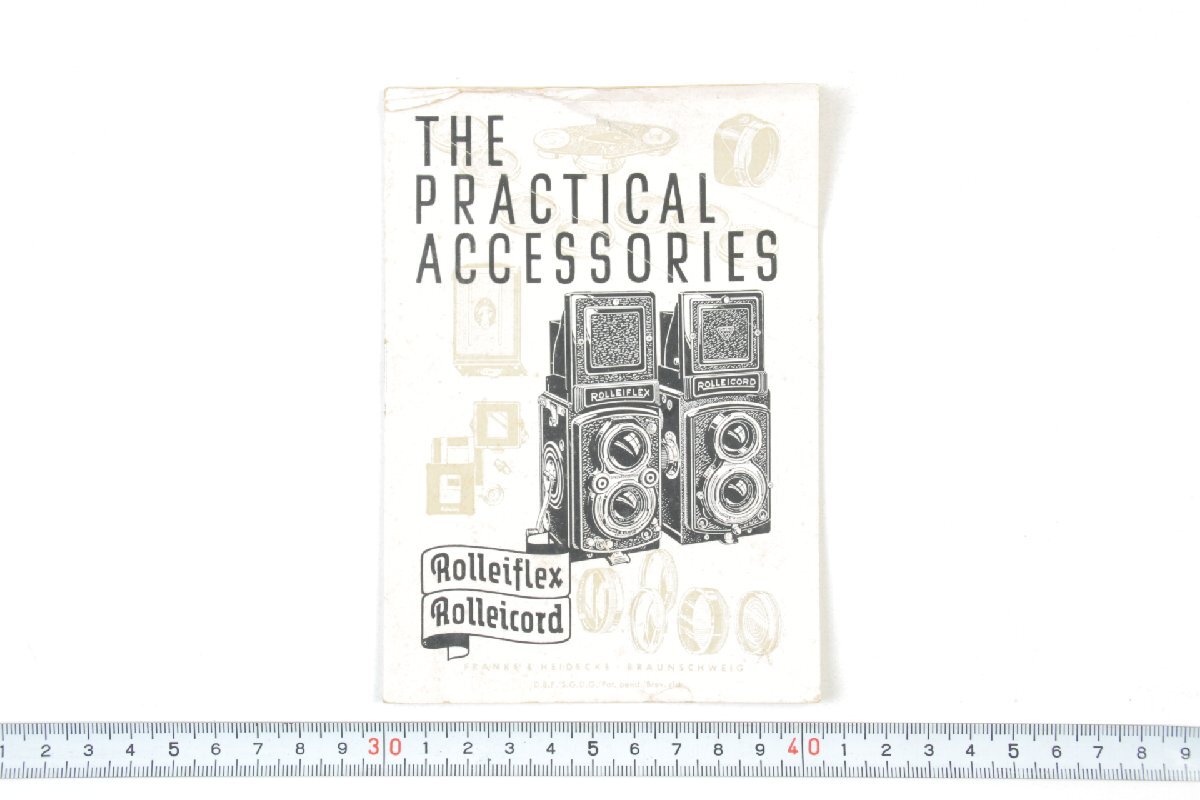 ※ 当時物 Rollei ローライ 説明書 カタログ アクセサリー Rolleiflex ローライフレックス Rolleicord ローライコード printed in Germany拍卖