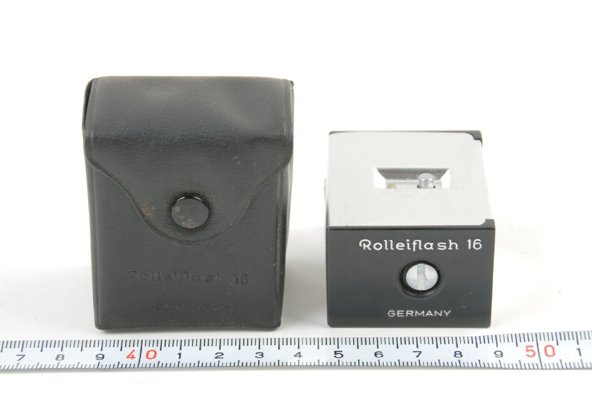 ※ 純正品 貴重品 Rollei ローライ Rolleiflash 16 ローライフラッシュ16 ケース付 made in Germany ドイツ製 c0668拍卖