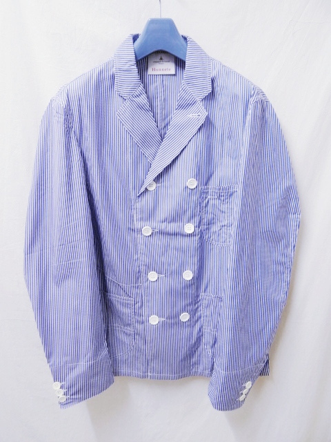 HONNETE オネット 新品未使用 ストライプP-COAT 2サイズ拍卖