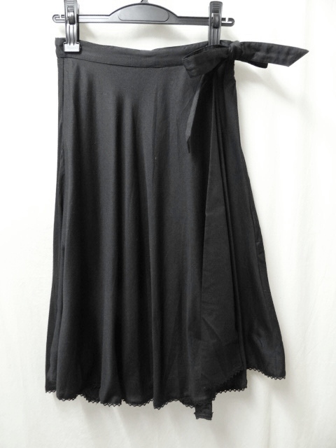 PAS DE PROBLEME パスデプロブレム 新品未使用 ラップフレアー BLACK 38サイズ拍卖