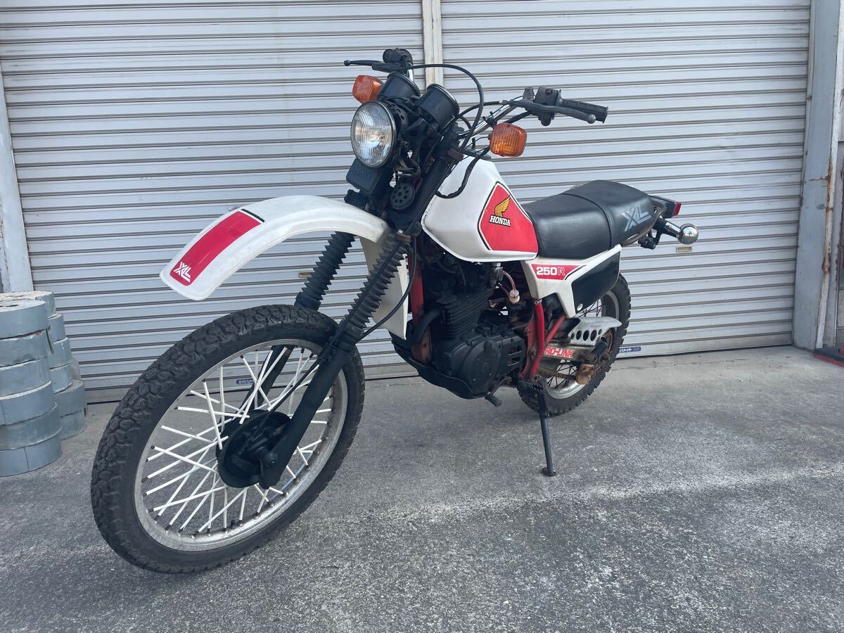 HONDA XL250R 車体 全国配送可能 オフ車 トライアル拍卖