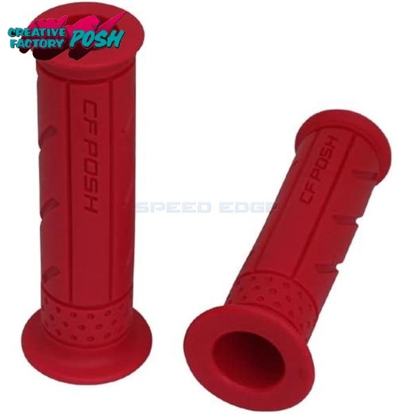 CF POSH CFポッシュ 811601 ワークスグリップ(オープンエンド) φ22.2mm 122mm レッド拍卖