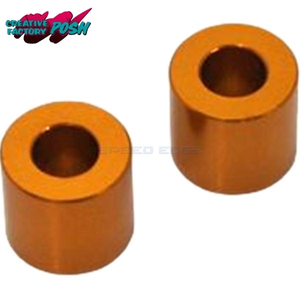 CF POSH CFポッシュ 201448-08 アルミスペーサー M8&インチ5/16 T=8mm(2個入) ゴールド拍卖