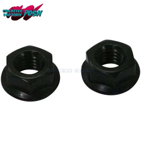 CF POSH CFポッシュ 831675-10 ステンレスフランジ付き六角ナット ブラック M10 P1.25 スタンダードタイプ(1個入)拍卖