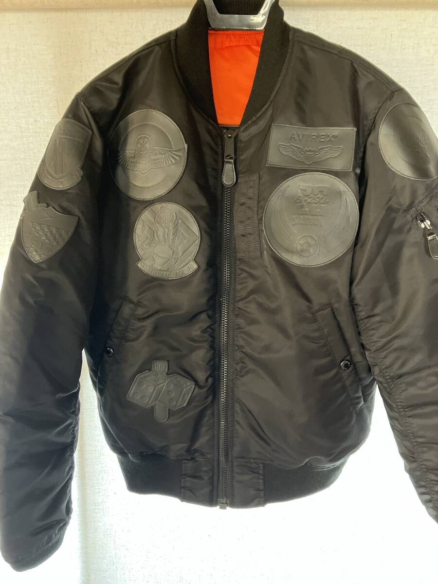 ♪♪「AVIREX / アヴィレックス MA-1 EMBOSS TOPGUN / MA-1 エンボス トップ ガン / フライトジャケット」 中古品 ♪♪拍卖