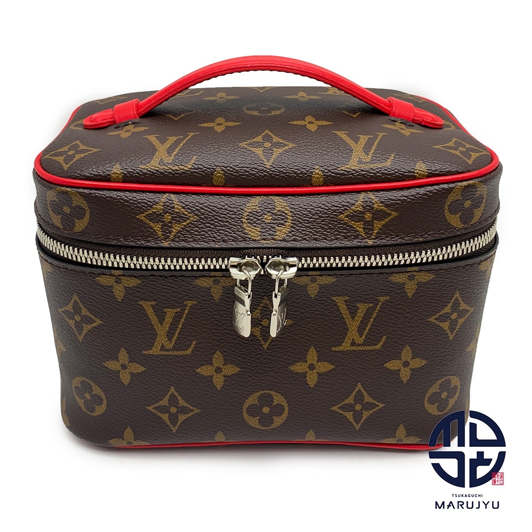 LOUIS VUITTON ルイヴィトン モノグラムマカサー ニースミニ ルージュ 赤 レッド M46766 バニティバッグ バック 鞄 カバン ブランド拍卖