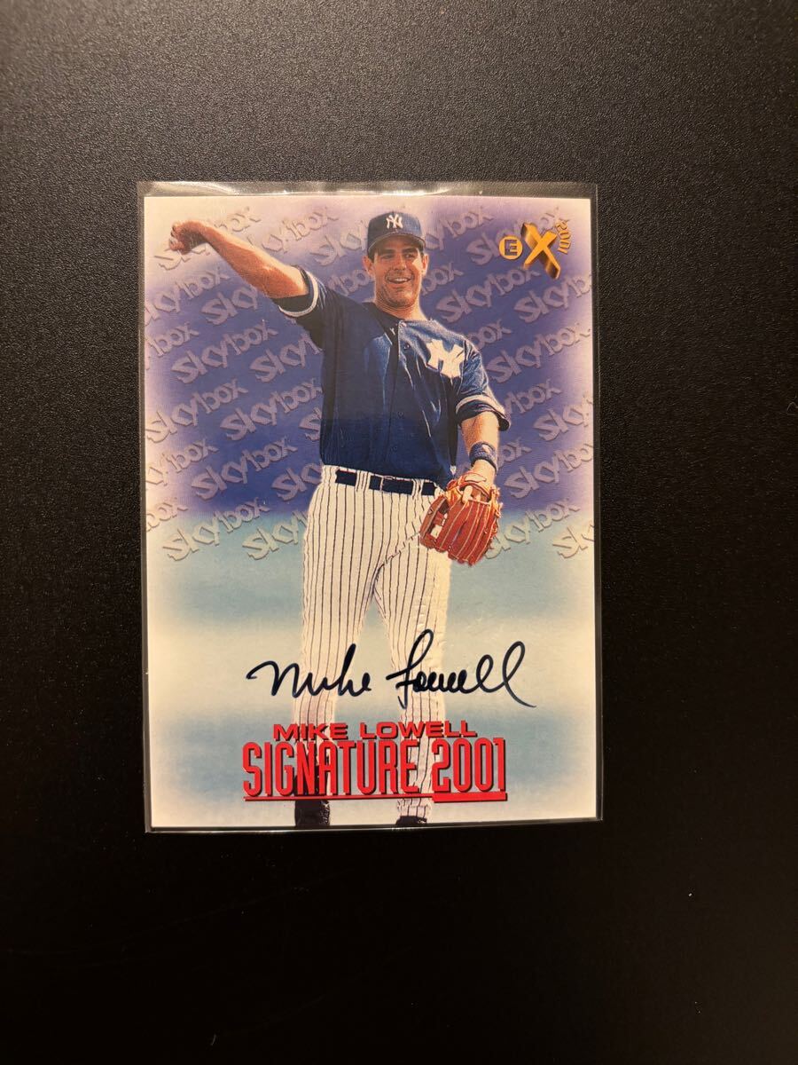 LOWELL 直筆サインカード auto 検 Topps BOWMAN crome stadium BBM epoch signature autograph  サイン DUNRUSS Yankees redsox拍卖