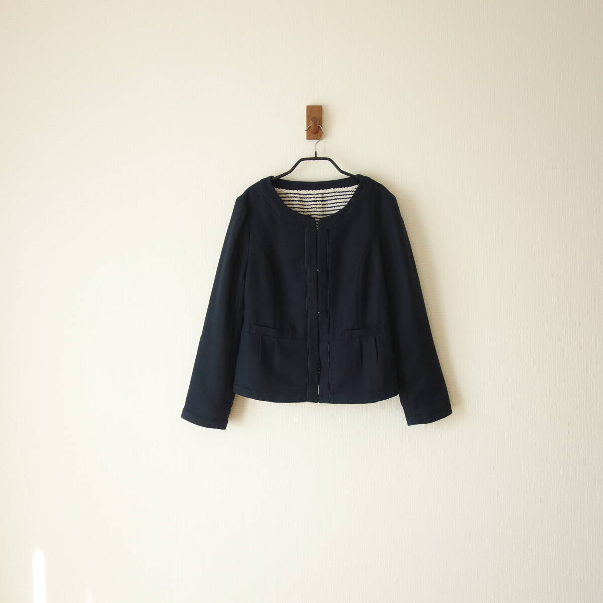 ☆any SiS(エニィスィス)リバーシブルノーカラージャケット☆拍卖