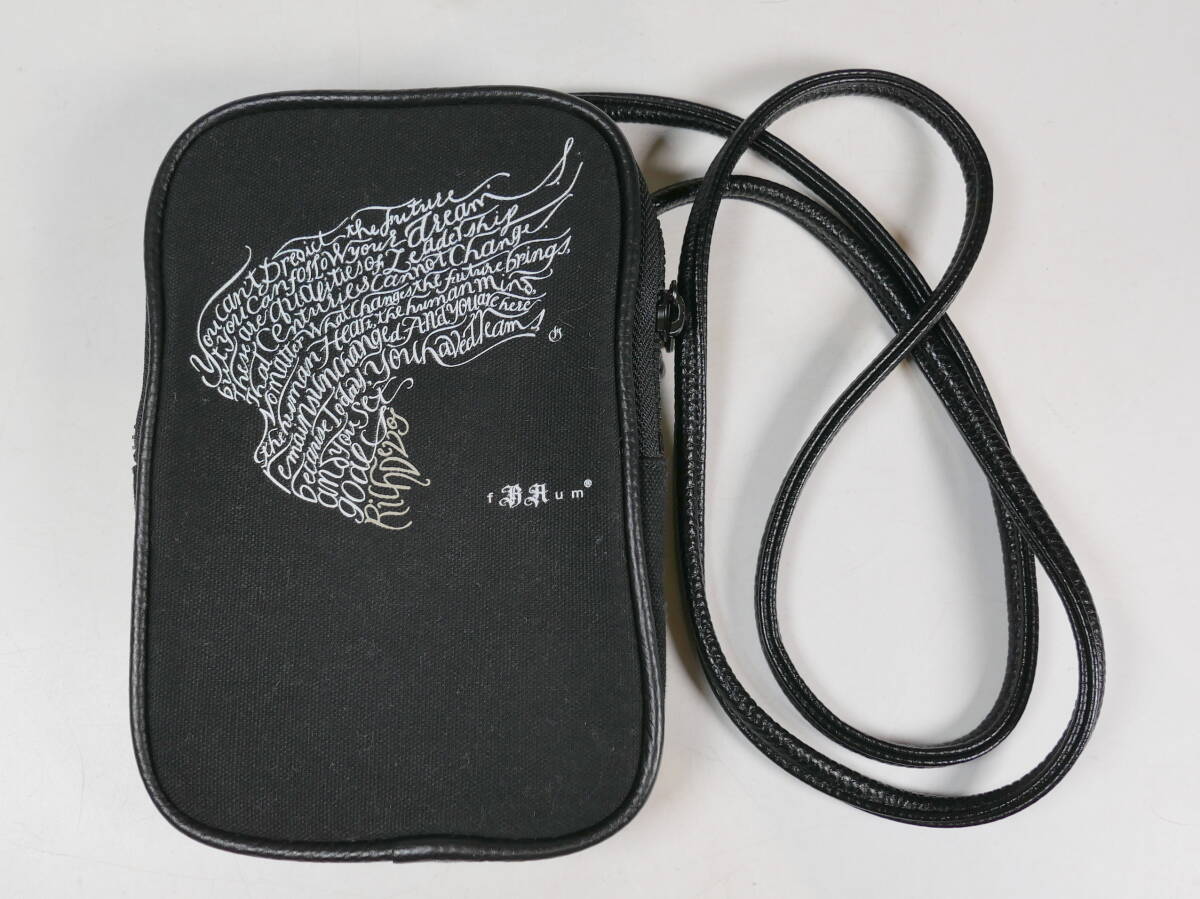 中古★FRAUM キャンバス ショルダー ポーチ 125×190mm拍卖