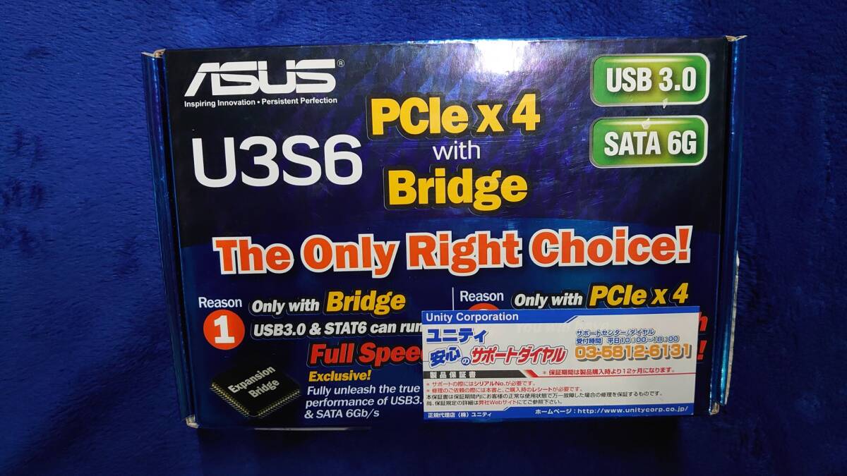 SATA3 USB3.0 2port PCIe アスース U3S6 ASUS Windows7 / 8 / 10 32/64bit拍卖
