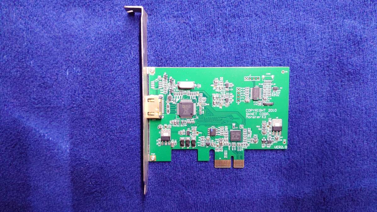エスケイネット SKNET Monster X3 PCI-Express HDMIハイビジョンビデオキャプチャーボード SK-MVX3拍卖