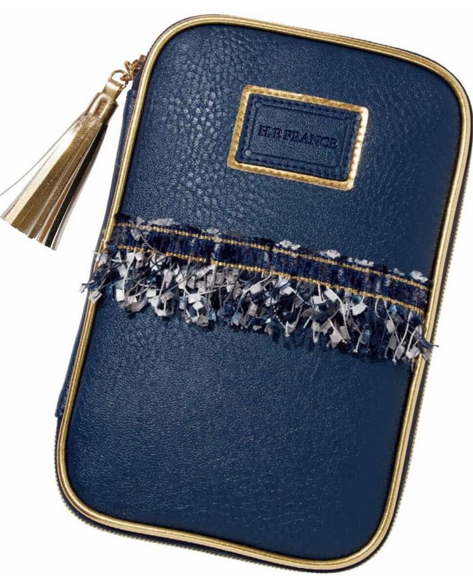 大人のおしゃれ手帖2024年9月号付録送るね H. P. FRANCE スマホや鏡が立てられる スタンド付きポーチ!拍卖