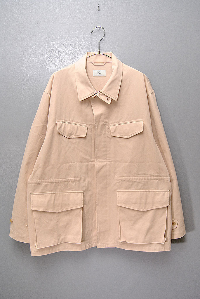HERILL Egyptian cotton Field jacket ヘリル エジプト コットン フィールド ジャケット ベージュ シャーリング 3拍卖
